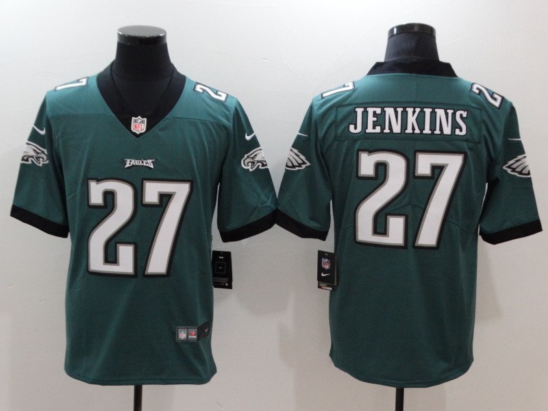 Men's Philadelphia Eagles Malcom Jenkins #27 Midnight Green Jersey